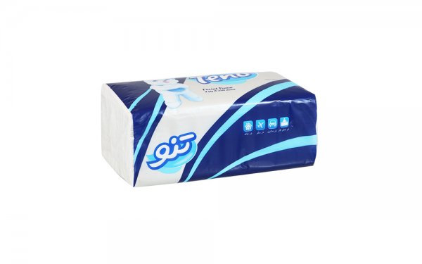  دستمال کاغذی دولایه تنو بسته 250 برگ