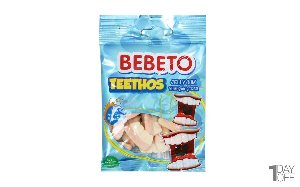 پاستیل ببتو (BEBETO) مدل TEETHOS مقدار 35 گرم