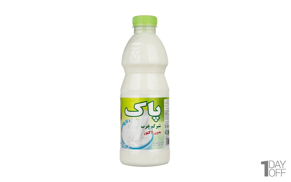 شیر کم‌چرب بدون لاکتوز پاک مقدار 1 لیتر