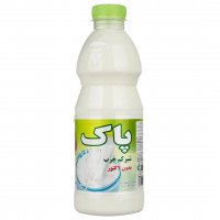 شیر کم‌چرب تازه بدون لاکتوز پاک 1 لیتر