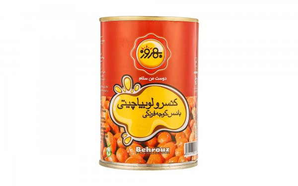 کنسرو لوبیا چیتی بهروز مقدار 420 گرم