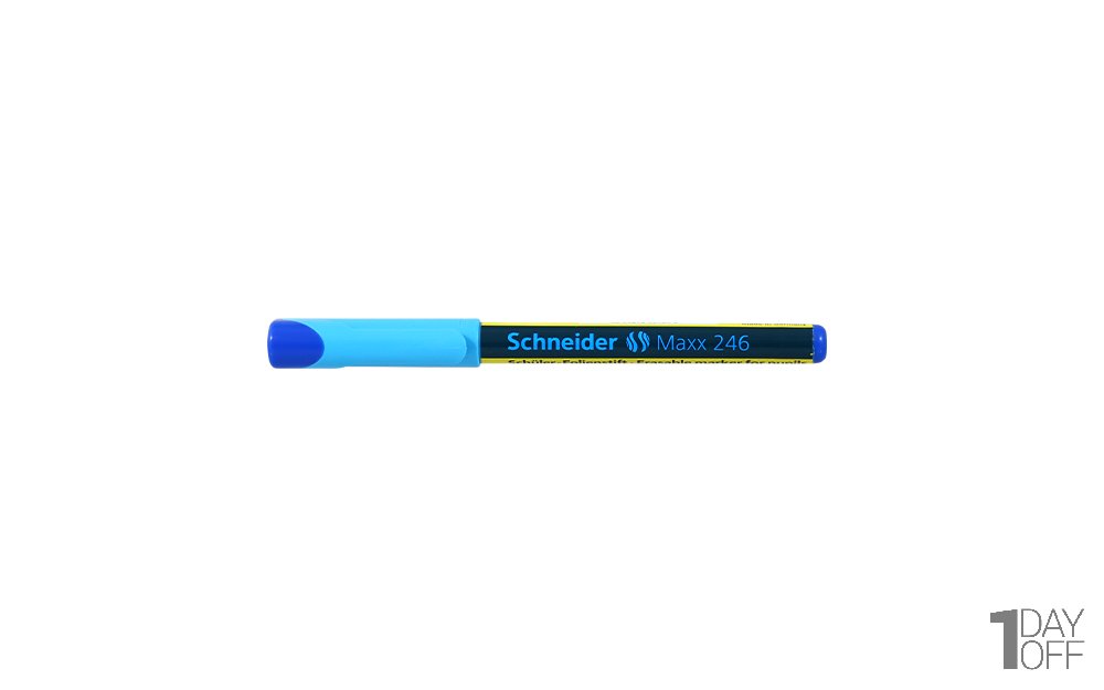 ماژیک علامت‌زن 0.7 میلی‌متری اشنایدر (Schinder) مدل Maxx246 نوع پاک‌شونده رنگ آبی