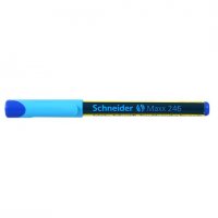 ماژیک علامت‌زن 0.7 میلی‌متری اشنایدر (Schinder) مدل Maxx246 نوع پاک‌شونده رنگ آبی
