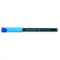 ماژیک علامت‌زن 0.7 میلی‌متری اشنایدر (Schinder) مدل Maxx246 نوع پاک‌شونده رنگ آبی