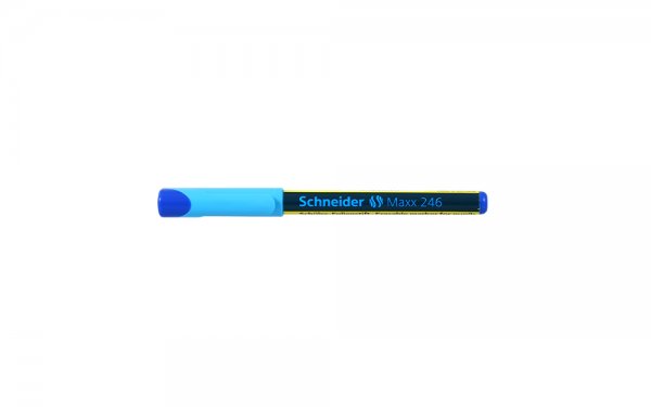 ماژیک علامت‌زن 0.7 میلی‌متری اشنایدر (Schinder) مدل Maxx246 نوع پاک‌شونده رنگ آبی