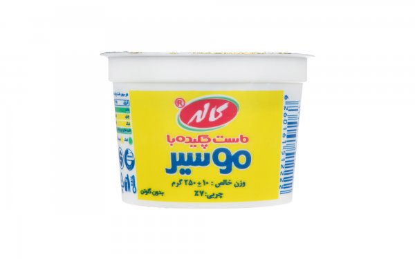 ماست چکیده موسیر کاله مقدار 250 گرم