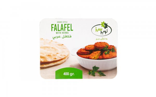 فلافل عربی منجمد نوبر سبز مقدار 400 گرم
