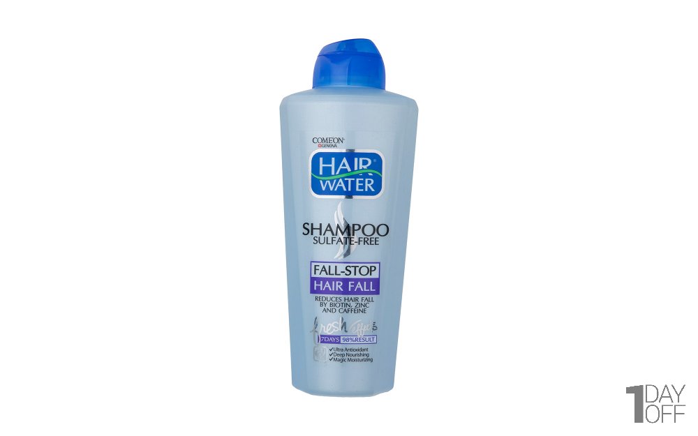 شامپو هیرواتر ضدریزش مو (Hair Water Fall Stop) کامان مقدار 400 میلی‌لیتر