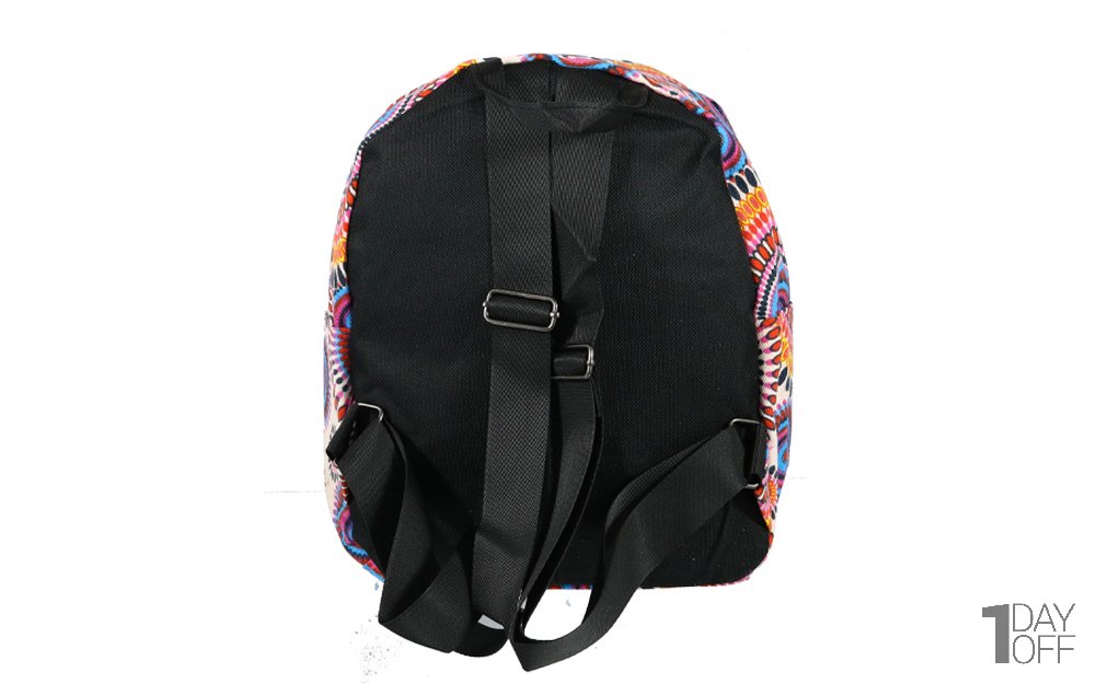 کیف کوله‌پشتی مینی طرح شاد با 1 جیب اصلی و 4 جیب فرعی کد 1222