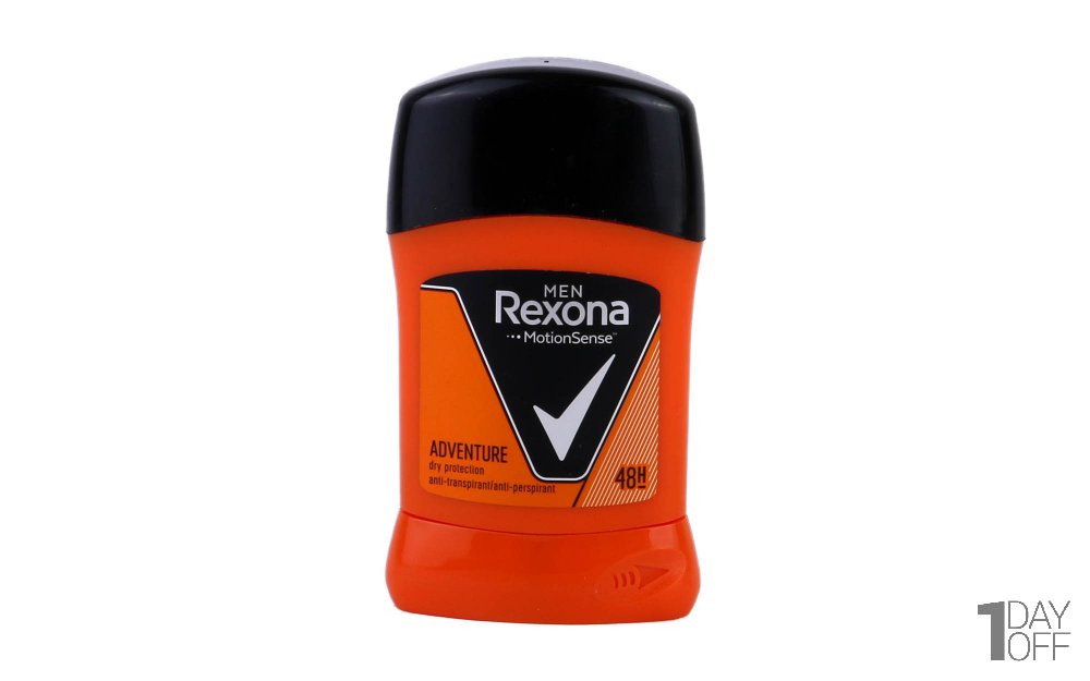 استیک ضدتعریق مردانه Adventure رکسونا (Rexona) مقدار 50 میلی‌لیتر