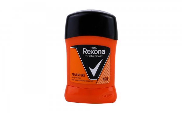 استیک ضدتعریق مردانه Adventure رکسونا (Rexona) مقدار 50 میلی‌لیتر