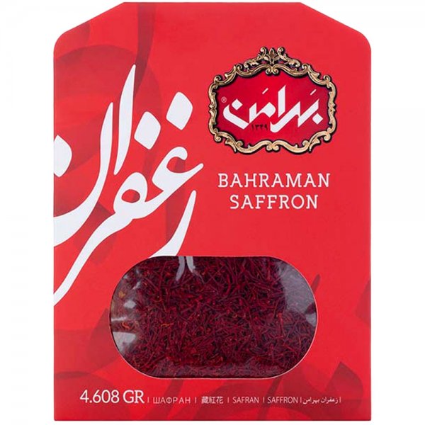 زعفران سرگل بهرامن مقدار 1 مثقال (4.608 گرم)