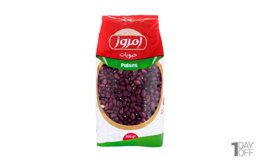 لوبیا قرمز امروز مقدار 900 گرم