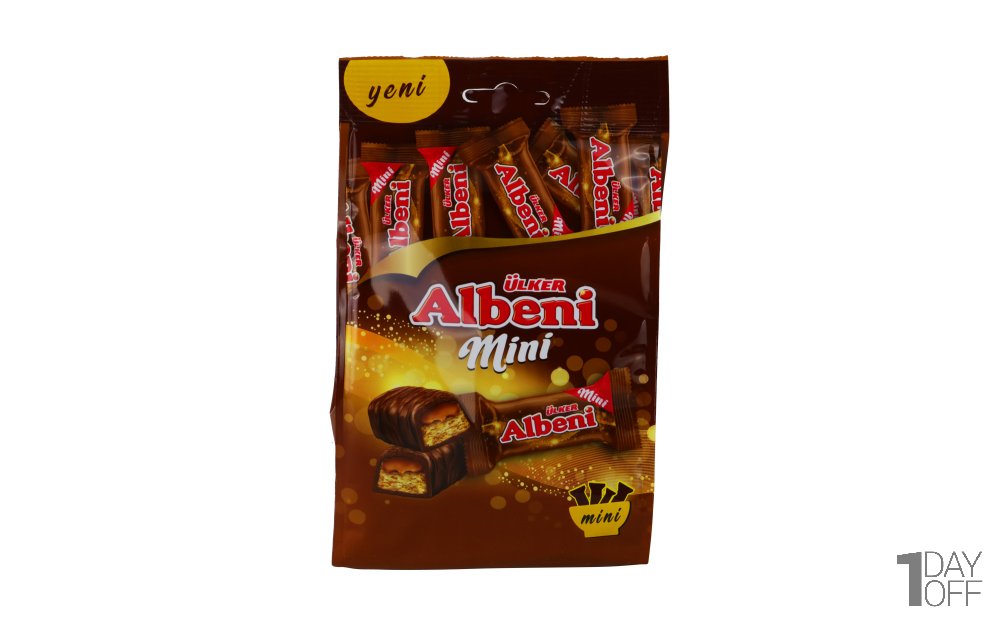 خرید مینی شکلات آلبنی (Albeni) بسته 89 گرمی عمده و خرده وان دی آف