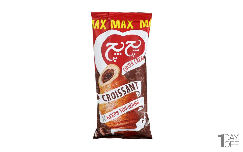 کروسان شکلاتی پچ‌پچ مقدار 50 گرم