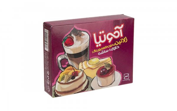 پودر ژلاتین آموتیا بسته 4 عددی مقدار 44 گرم