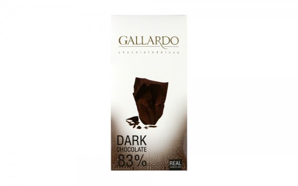شکلات تلخ 83 درصد گالاردو فرمند مقدار 80 گرم