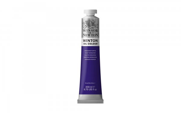 رنگ روغن وینزور (Winsor) سری Winton مقدار 200 میلی‌لیتر رنگ DIOXAZINE PURPLE