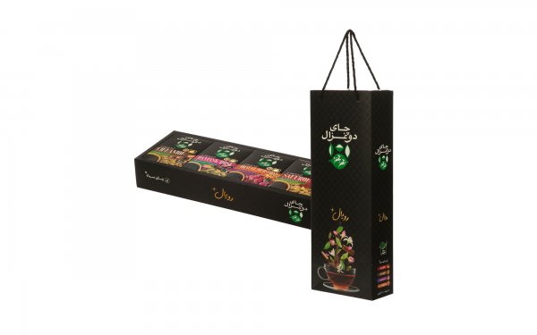 چای دوغزال کادویی رویال 4 عددی هر بسته 100 گرم
