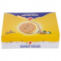 بیسکویت پذیرایی با آرد جو و شهد توت ساقه طلایی مینو مقدار 750 گرم
