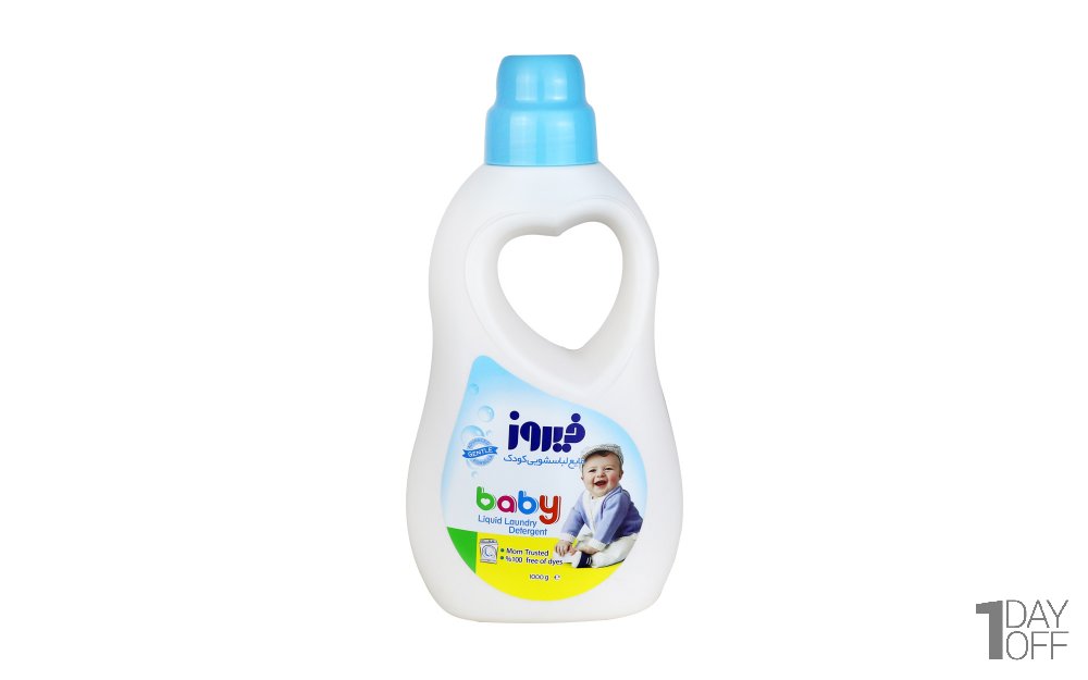 مایع لباسشویی کودک آبی فیروز مقدار 1000 گرم