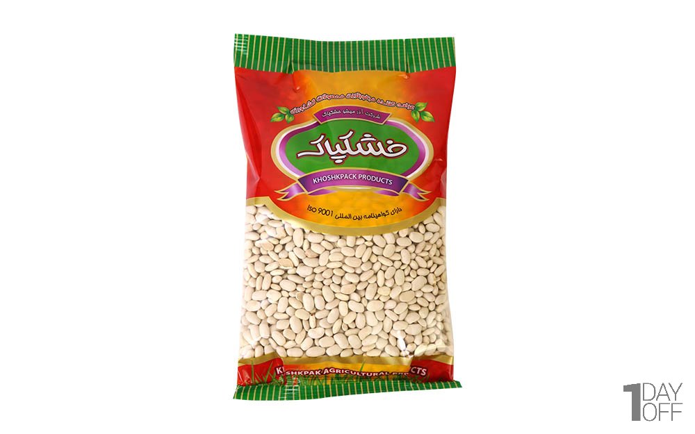 لوبیا سفید خشکپاک مقدار 900 گرم