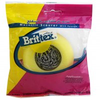 سیم ظرفشویی دارای ابر شستشوی ظروف بریتکس (Britex) بسته 1 عددی