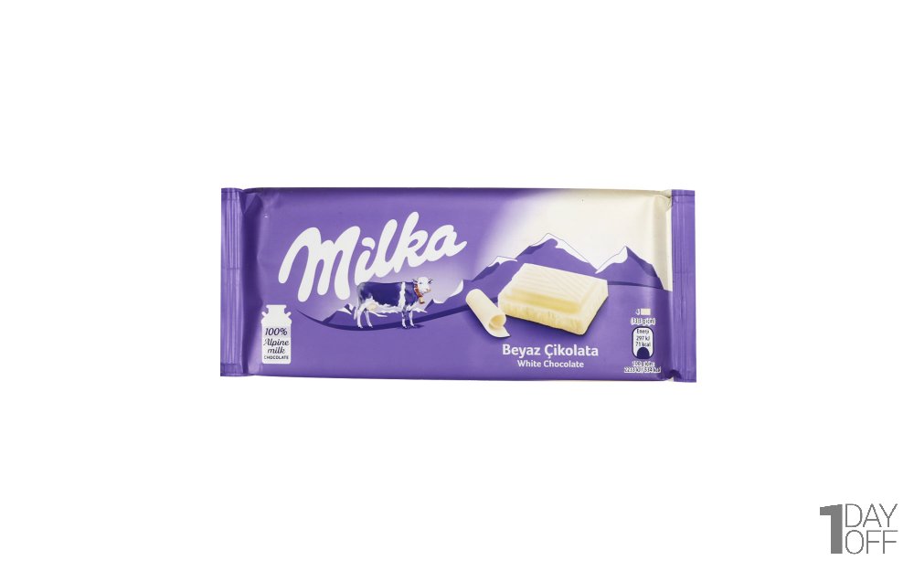 شکلات سفید میلکا (MILKA) مقدار 80 گرم