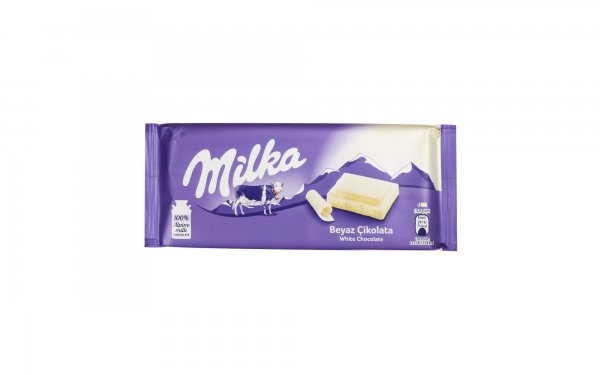 شکلات سفید میلکا (MILKA) مقدار 80 گرم