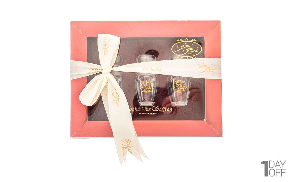 زعفران سرگل سحرخیز طرح یاقوت بسته 3 عددی