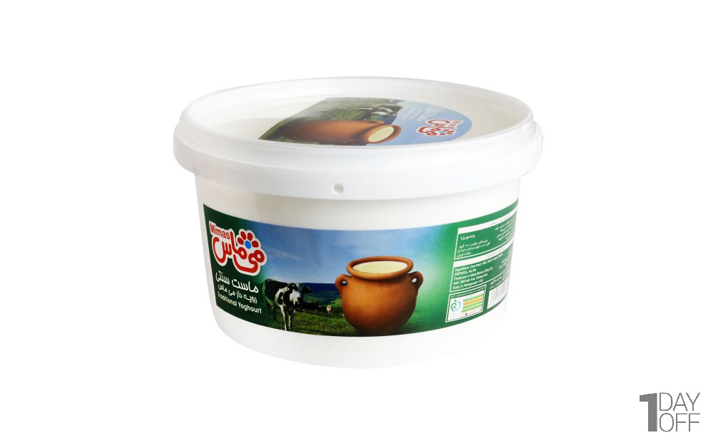 ماست سنتی می‌ماس مقدار 900 گرم