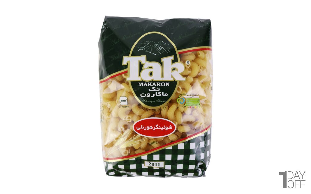ماکارونی فرمی تک ماکارون مدل شوئینگر هورنلی مقدار 500 گرم
