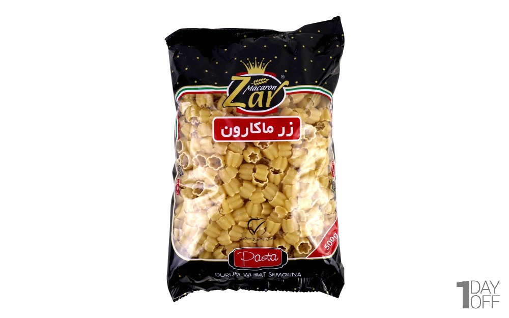 پاستا فرمی شقایق زر ماکارون مقدار 500 گرم