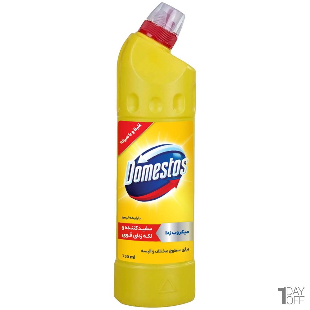 مایع سفیدکننده دامستوس با رایحه لیمو مدل Lemon Fresh مقدار 750 میلی‌لیتر