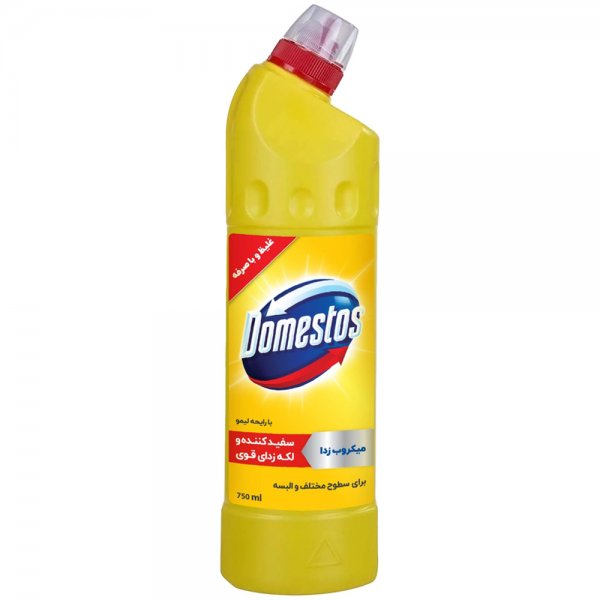 مایع سفیدکننده دامستوس با رایحه لیمو مدل Lemon Fresh مقدار 750 میلی‌لیتر