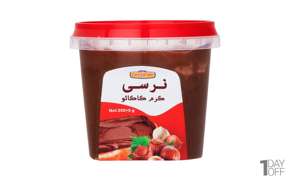 کرم کاکائو نرسی شوکوپارس مقدار 250 گرم 