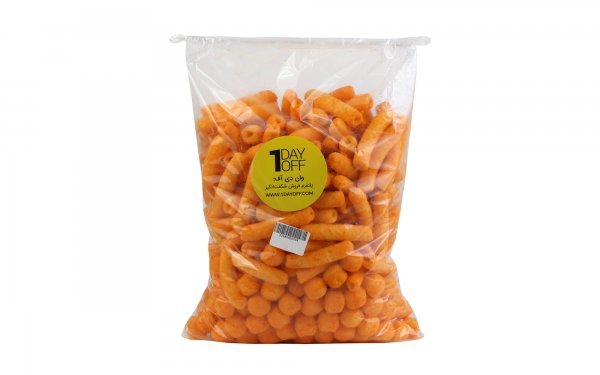 اسنک ویژه مهمانی و دورهمی مخلوط توپی و لوله‌ای مقدار 350 گرم 