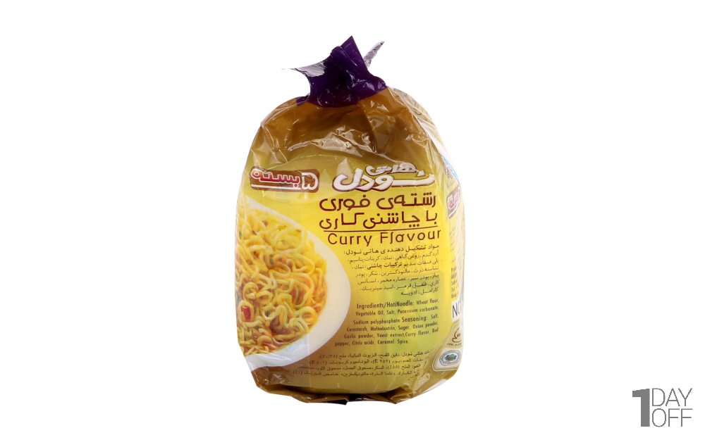 بسته 5 عددی نودل کاری هاتی‌کارا گلستان مقدار 75 گرم