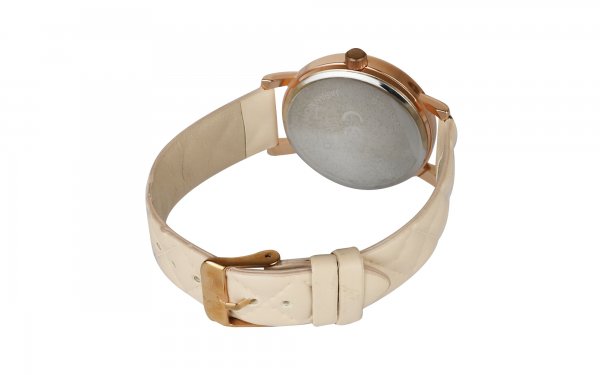 ساعت لاویسا (LOVISA) استرالیا مدل 5678 بند چرم دوخت‌دار رنگ کرم