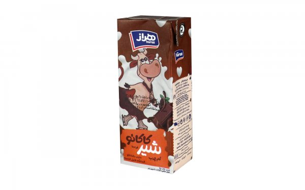 شیر کاکائو کم‌چرب هراز مقدار 200 میلی‌لیتر 