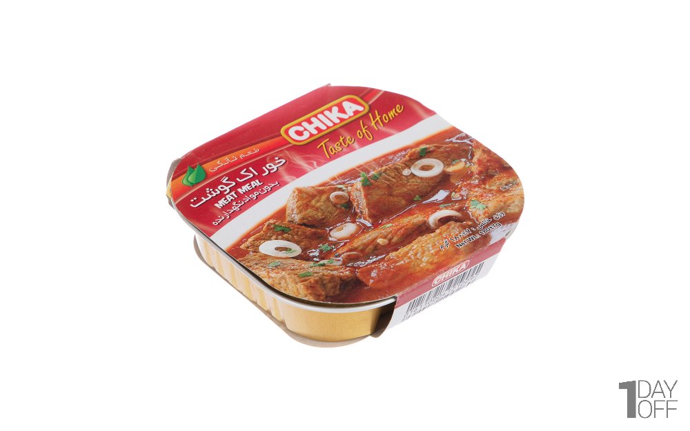 خوراک گوشت چیکا مقدار 180 گرم