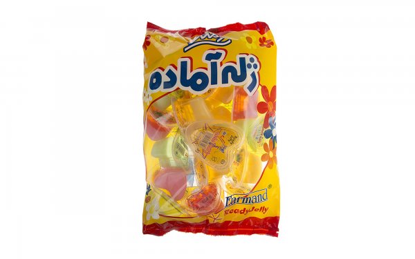 ژله آماده تک‌نفره فرمند مدل قلبی مقدار 700 گرم
