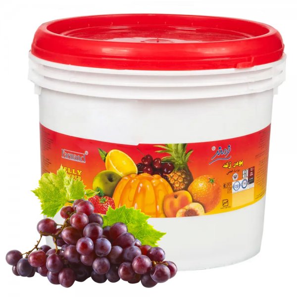 پودر ژله انگور سطلی فرمند مقدار 3 کیلوگرم
