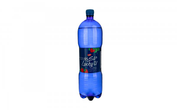نوشیدنی سودا با طعم توت‌فرنگی لاکی یو کاله مقدار 1.5 لیتر