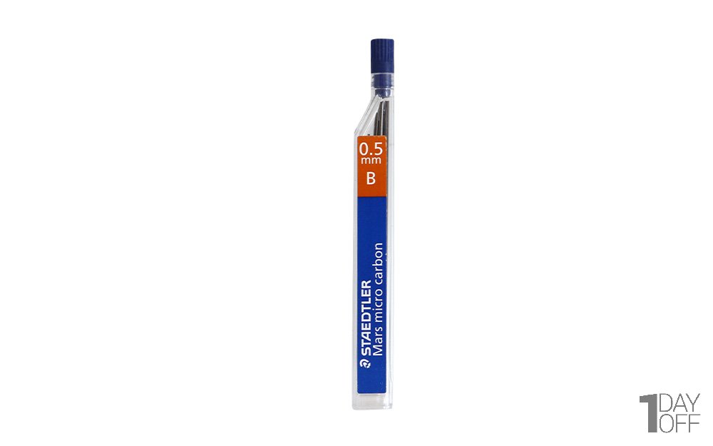  نوک مداد نوکی 0.5 میلی‌متری استدلر (Staedtler) نوع B  رنگ مشکی