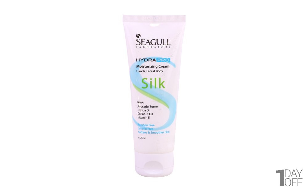 کرم مرطوب‌کننده و نرم‌کننده سی‌گل مدل Silk مقدار 75 میلی‌لیتر 