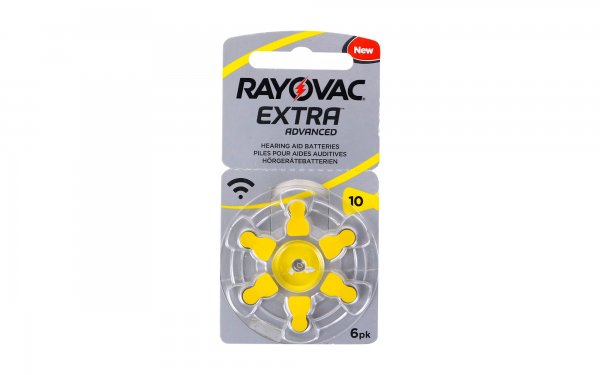 باتری سمعک ریواک (RAYOVAC) نوع 10 رنگ زرد