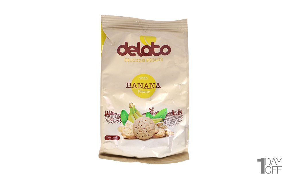 بیسکویت دلاتو با طعم موز مقدار 85 گرم