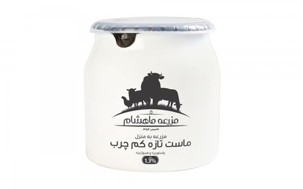 ماست کم‌چرب ماهشام مقدار 500 گرم