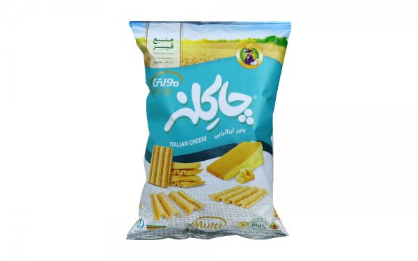 اسنک مخلوط غلات با طعم پنیر ایتالیایی مولتی‌گرین چاکلز مقدار 75 گرم